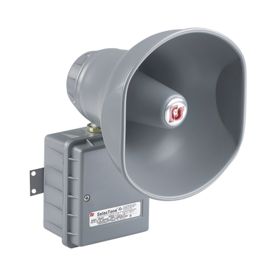 Altavoz amplificado selectone 15W, para ubicaciones peligrosas, 24 Vca / cd , gris — FEDERAL SIGNAL INDUSTRIAL · SKU 300GCX-024