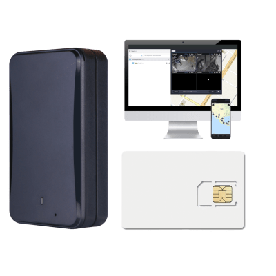 KIT Rastreador vehicular magnético / Especial para contenedores u oculto en vehículo / batería de larga duración / incluye una licencia anual para plataforma EPCOMGPSCODE y SIM500MB2Y — JIMIIOT · SKU LL301KIT2