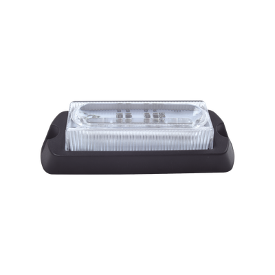 Luz Auxiliar Ultra Brillante X13 de 4 LEDs, Color Claro, con mica transparente — EPCOM INDUSTRIAL SIGNALING · SKU X13-W