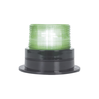 Burbuja Brillante de Larga Vida Útil, con 8 LEDs Color Verde, Domo Verde, 110 Vca — EPCOM INDUSTRIAL SIGNALING · SKU X127G