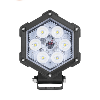 Luz de Trabajo Ultra brillante, 6 Led, 2200 Lumenes, 30 watts, 12-24 Vcc — EPCOM INDUSTRIAL SIGNALING · SKU XCHR30