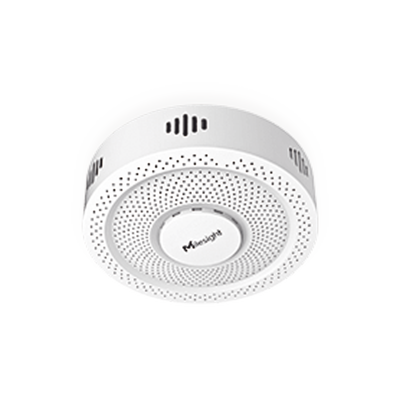 Detector de Vapeo y Humo GS601 LoRaWAN® / Sensores Múltiples (Vape, Humo, TVOC, PM1.0/2.5/10, Temperatura, Humedad) / Alarma LED y Buzzer 70dB / NFC para Configuración / IP30 / Compatible con Plataforma Milesight — MILESIGHT · SKU GS-601-915M