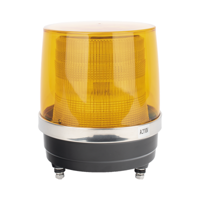 Burbuja Brillante de Larga Vida Útil, Con 150 LEDs, Color Ambar, Domo Ambar, 110 Vca — EPCOM INDUSTRIAL SIGNALING · SKU X135A