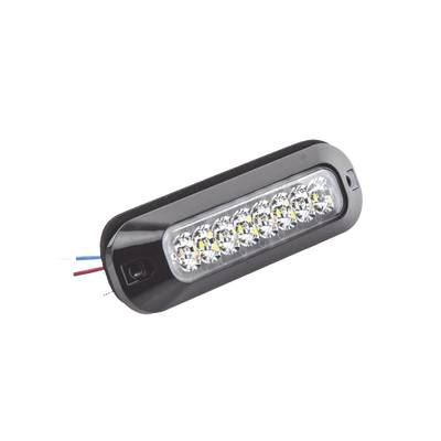 Luz Auxiliar Serie X3744, 8 LEDs Ultra Brillantes, color rojo claro. — ECCO · SKU ED3744-RC