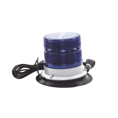 Baliza led pulso, 12-24vdc, 11 patrones de flash, montaje de imán de vacío, azul — ECCO · SKU X7960BVM