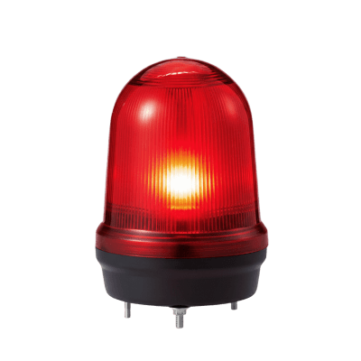 LED con patrones fijo/intermitente, estroboscópico y simulación rotatorio, Color Rojo de 12-24 VCD — QLIGHT · SKU MFL125-012024-R
