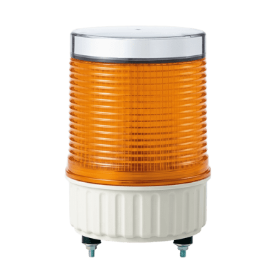 Luz LED destellante IP65, recargable solar en color Ámbar — QLIGHT · SKU S125SOL-A