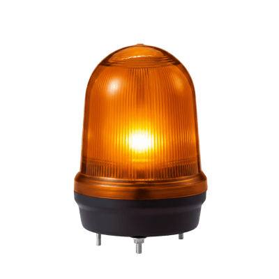 LED con patrones fijo/intermitente, estroboscópico y simulación rotatorio, Color ámbar de 12-24 VCD — QLIGHT · SKU MFL125-012024-A