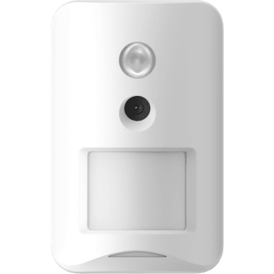 (AX HOME) CÁMARA Inalámbrica + PIR / 2 Años de Batería / Inmunidad a Mascotas / Rango de Detección de 10 mts / Ángulo de 90° de Cobertura / Uso Interior — HIKVISION · SKU DS-PD201PC10-WB