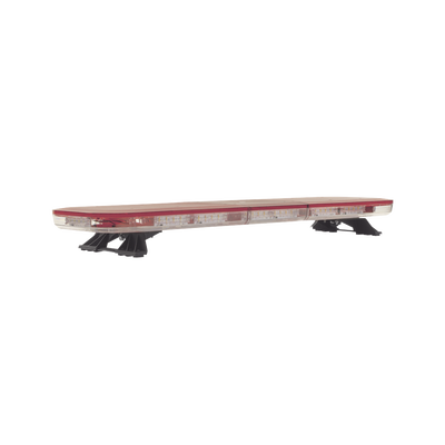 Barra de luces LED de 47", 124 LED, con control de tráfico en color ámbar, dual color rojo/claro, ideal para equipar ambulancias y unidades de bomberos — EPCOM INDUSTRIAL SIGNALING · SKU X67RWV2