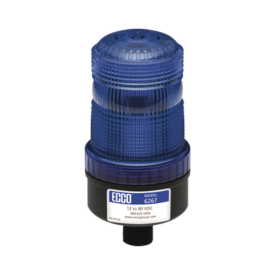 Mini baliza de LED color azul montaje permanente SAE Clase III — ECCO · SKU X6267-B