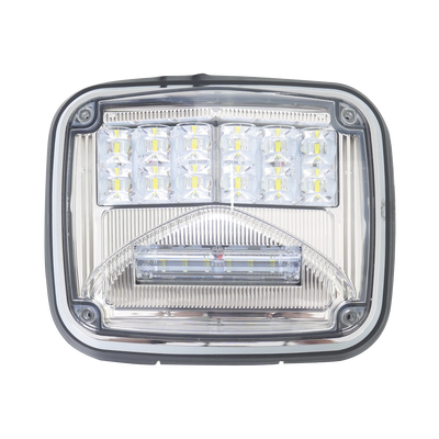 Luz de advertencia de 8 X 6", Color Claro, Con Luz de Trabajo Clara, Ideal para Ambulancias — EPCOM INDUSTRIAL SIGNALING · SKU XLTE1755W