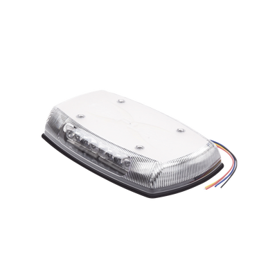 Mini Barra de Luces Ultra Brillante, color domo claro, LED azul, Ideal para Seguridad Privada — ECCO · SKU X-5590CB