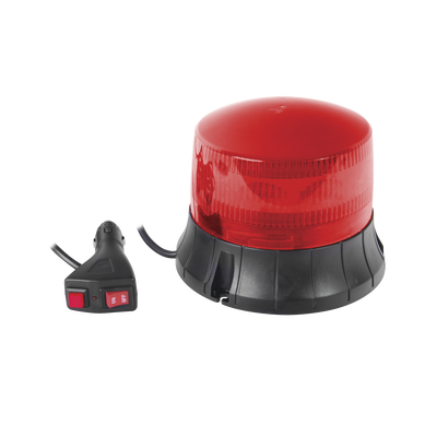 Burbuja LED giratoria color rojo, 9 LEDs, montaje magnético — EPCOM INDUSTRIAL SIGNALING · SKU XM-1535-R