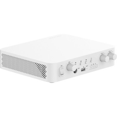 Amplificador | Bluetooth | 2 Canales | 40 W por Canal | 100V | Hik-Connect | Una Zona | Musica Ambiental  — HIKVISION · SKU DS-QAE1A80G1-VB(B)