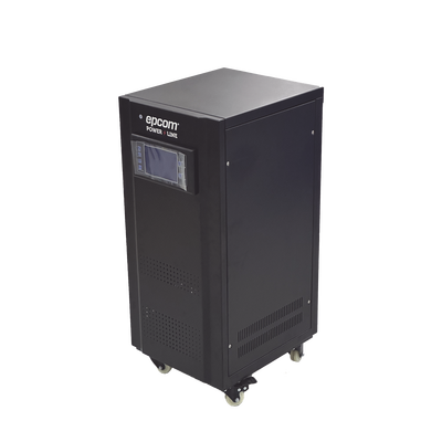 Regulador de Voltaje Industrial Trifásico 10 kVA/8 kW 220 V / Entrada 176-264 V Vca / Salida 215.6-224.4 Vca — EPCOM POWERLINE · SKU EPL10K3FVR