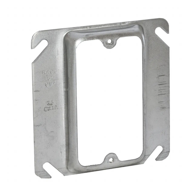 Sobretapa Cuadrada Galvanizada  de 4", realce de 1/2". — RACO · SKU HUB-772