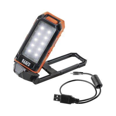 Lámpara de LED para Trabajo Personal, Recargable y Magnética (53 x 130 x 42 mm). 2 Potencias a elegir. Puede Cargar Smartphone — KLEIN TOOLS · SKU 56-403