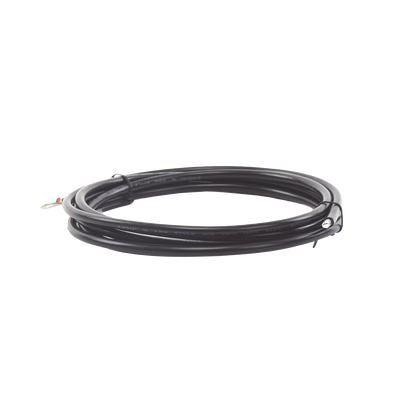 Cable para Controlador, 3.0 m, Negro, Calibre 8 AWG con Terminal de Ojo en un Extremo — EPCOM POWERLINE · SKU CBL-8AWG-3BLK