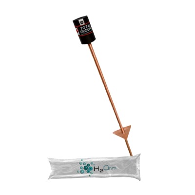 Electrodo Para Tierra Física para Aplicaciones Residenciales y Antenas de Baja Potencia. — TOTAL GROUND · SKU VARI-GROUND/SINT