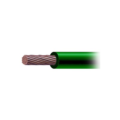 (SLLU22) Cable de Cobre Recubierto THW-LS Calibre 4 AWG 19 Hilos Color Verde (Venta por Metro) — INDIANA · SKU SLY-287-GRN
