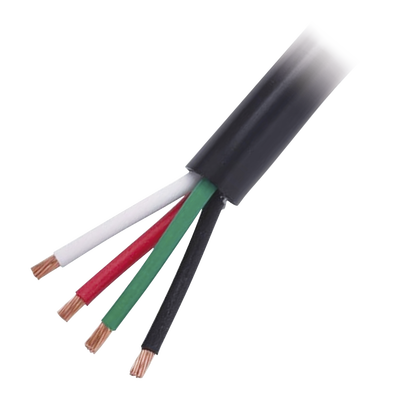 Cable Eléctrico de Uso Rudo 4 Hilos Calibre 18 AWG, Hasta 600 V. Rollo de 100 m. — INDIANA · SKU VD66/100M