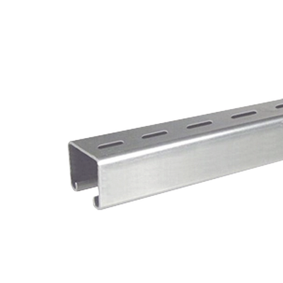Unicanal Perforado 4 x 4 cm x 3 m / Calibre 16 / Galvanizado Electrolítico. — ANCLO · SKU ANC-UOE4X4