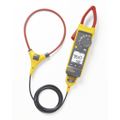 Pinza Amperimétrica de Corriente CC/CA de Verdadero Valor Eficaz con iFlex CAT III 1500 V. Ideal para Sistemas Solares, Eólicos, Baterías, Inversor, etc. — FLUKE · SKU FLUKE-393FC