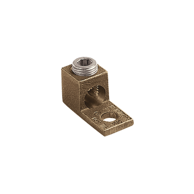 Terminal Tipo Lengüeta Recta de Cobre, Cal. 8 a 1/0 AWG,  Orificio para perno de 5/16" (7.9mm) — PANDUIT · SKU PNL-1/0-L