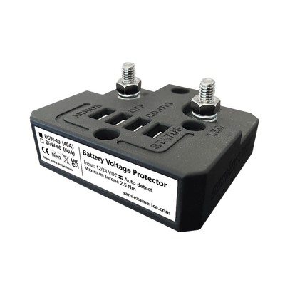 Protector de Baterías 12/24V a Prueba de Agua 40 A — SAMLEX · SKU BGW40