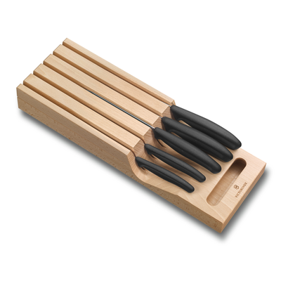 Portacuchillos de Cajón y 5 Cuchillos Swiss Classic — VICTORINOX · SKU 6.7143.5