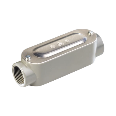 Caja oval roscada tipo C de 1 1/4" (31.8 mm) Incluye tapa y tornillos. — RAWELT · SKU OC-2625C