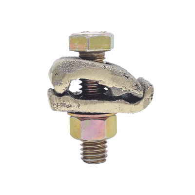 Conector Cable a Superficie Plana / Bronce 100% / Cable 4-2/0 AWG / Sin Soldadura Exotérmica / 2.5x3.5 cm (1x1.4 in) — LINKEDPRO BY EPCOM · SKU LP-CU-2/0
