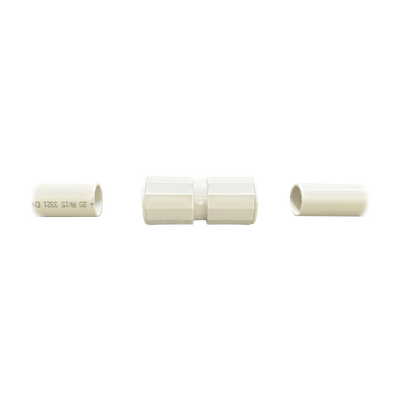 Manguito / Cople Morbidx IP67 libre de halógenos para unir tubería rígida de 40 mm (1 1/2") permite una instalación hermética no necesita pegamento 