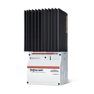 Controlador de Carga MPPT de 45A 12/24/36/48 V, Máximo Voltaje de Circuito Abierto Voc 150Vcc — MORNINGSTAR · SKU TS-MPPT-45