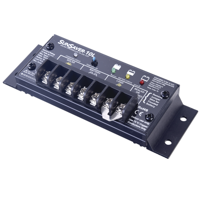 Controlador de Carga Solar SunSaver PWM 20 A / 12 VCC / Encapsulado Epóxico / Clase 1 Div 2 / Compensación de Temperatura — MORNINGSTAR · SKU SS-20L-12V