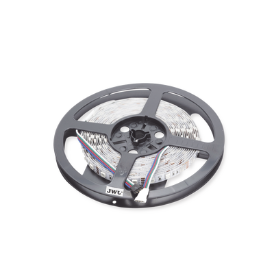 Tira Led de 5 m / Color Blanco / Uso Interior / Potencia 22 W / 900 lm/ 12 V CD / IP 20. — JWJ · SKU JLTL-5050-IP20-B