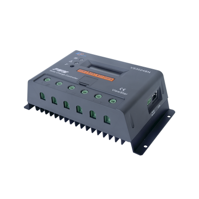 Controlador Solar de Carga y Descarga PWM 12/24V 30A con Display, Parámetros Configurables — EPEVER · SKU VS-3024-BN