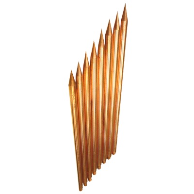 Varilla de Acero con Recubrimiento de Cobre Diámetro 5/8", 3m de Largo con Protocolo — TOTAL GROUND · SKU TG-VAR-3058P