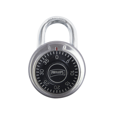Candado de Combinación / No Requiere Llave / Color Negro. — PHILLIPS-ASSA ABLOY · SKU MX2244