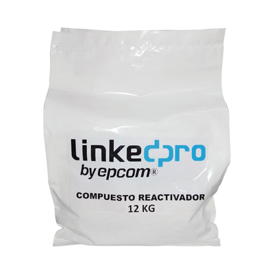 Compuesto Mejorador de Terreno / Minerales Conductivos / 12 kg / Reduce Resistividad / No Tóxico / Retiene Humedad — LINKEDPRO BY EPCOM · SKU LP-COMPUESTO