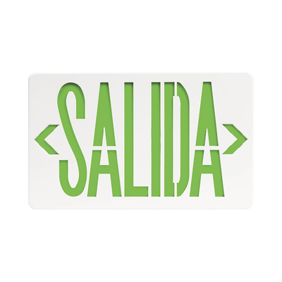 Letrero LED DUAL de SALIDA Universal con alto brillo/uso en pared, lateral o techo/Batería de Respaldo Incluida. — SFIRE · SKU SF820X