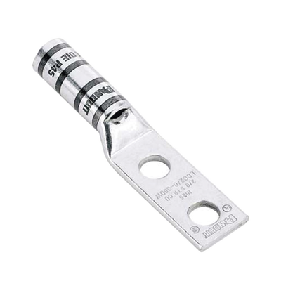 Zapata de compresión LCC6-12W-L para cal. 6 Awg, Doble barreno para tornillo prisionero de 1/2, Espaciado de orificio 44.5mm, 1 Pz — PANDUIT · SKU LCC6-12W-L