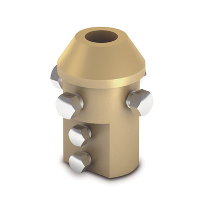 Adaptador de Punta Pararrayo PDC en Mástil 1 1/2". — APLICACIONES TECNOLOGICAS · SKU AT-011-A