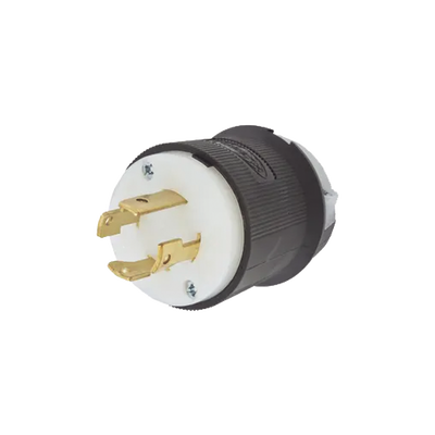 Clavija con Bloqueo de Media Vuelta Industrial 30 A 250 V CA / 3 Polos 4 Hilos / Nema L15-30P. — HUBBELL · SKU HUB-HBL-2721