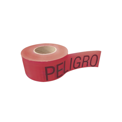 Cinta para barricada "PELIGRO" de 100 m y ancho de 3". — SURTEK · SKU SYS-137298