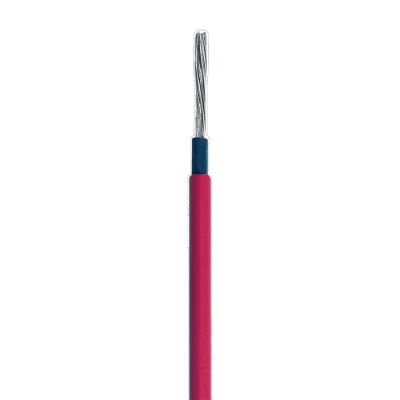 Cable Fotovoltaico Rojo / Cobre Estañado / 6 mm² (10 AWG) / 2000V / Rollo 500m / UL 4703 y TUV