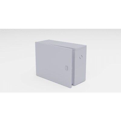Gabinete para instalación de 1 Batería , Fabricado en Lámina Galvanizada, Accesorios para poste (No incluidos) — EPCOM INDUSTRIAL · SKU GBP01