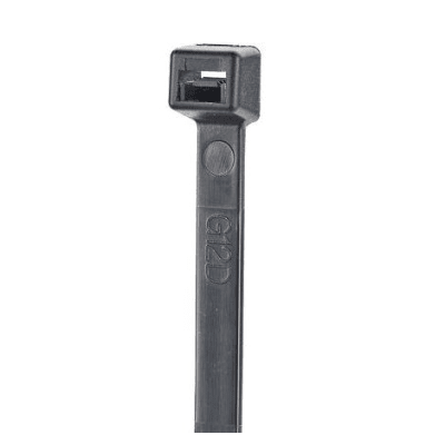 Cincho de Nylon 6.6 StrongHold™, 1220mm largo x 9mm ancho, Color Negro, Cámara impelente, Paquete de 50pz — PANDUIT · SKU S48-175-L0