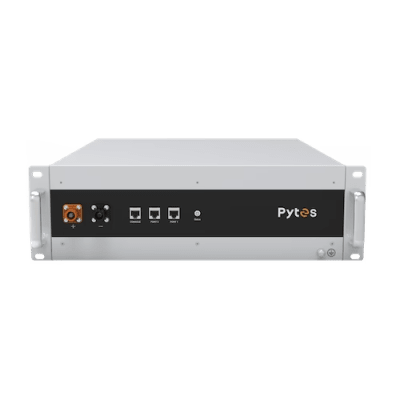 Unidad de almacenamiento  Batería BMU de 51.2 Vcc, 100 Ah, 5.12 kWh  para controlador HV48100BCU ene sistemas de alto voltaje — PYTES · SKU HV48100BMU